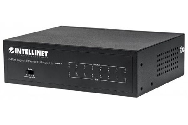 INTELLINET PoE+ 8-Port 60W