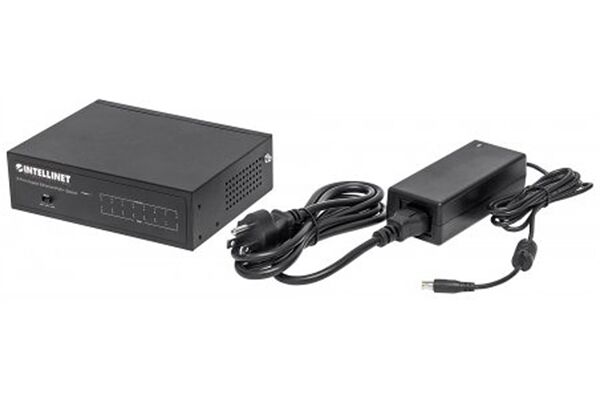 INTELLINET PoE+ 8-Port 60W