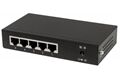 INTELLINET PoE+ Switch 5-Port Gigabit 60W