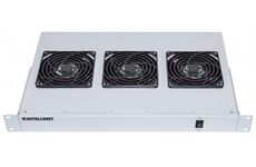 INTELLINET Dachlüftereinheit 3 Lüfter 1HE (grau)