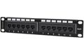 INTELLINET Patchpanel 10" 1HE 12-Port Cat6 UTP