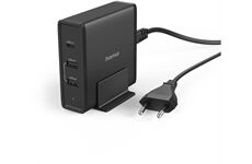 Hama Universal-USB-C-Ladestation 3 Ports (schwarz)