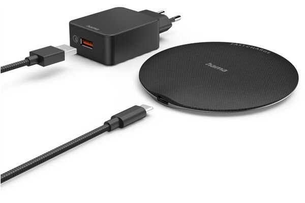 Hama Wireless Charger-Set FC15 Metal