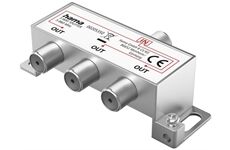 Hama Breitband-Kabelverteiler 3-fach (silber)