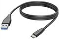 Hama Ladekabel USB-C>USB-A (3m)