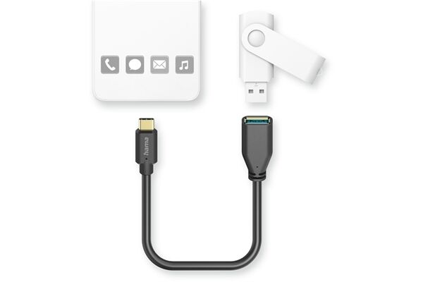 Hama USB-Adapterkabel (0,15m).