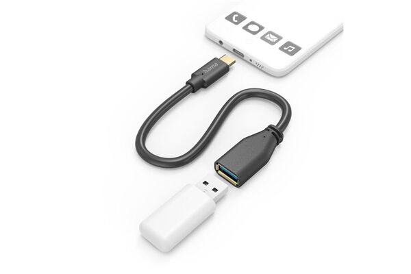 Hama USB-Adapterkabel (0,15m).