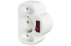 Hama Steckdosenadapter 3-fach (weiss)