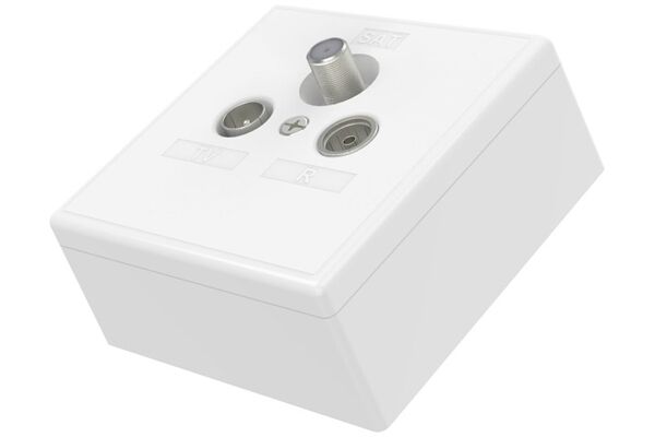Hama Skitu Universelle Antennendose 4in1