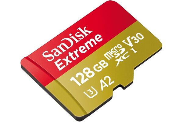 Sandisk microSDXC Extreme (128GB) + Adapter