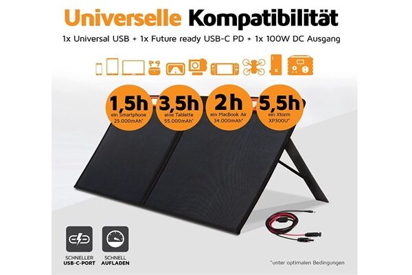 Xtorm Solar Panel (100W)