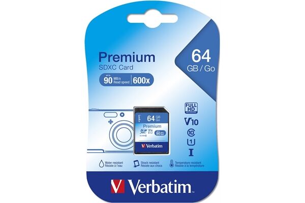 Verbatim UHS-I SDXC Card Class 10 (64GB)