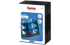 Hama 51186 DVD Quad Box 5 St Schwarz