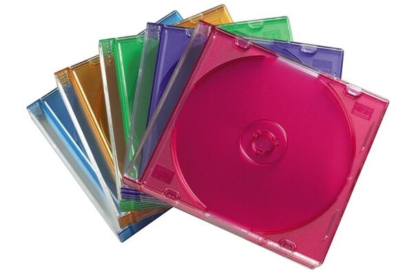 Hama 51166 CD Slim Box 25 Stück