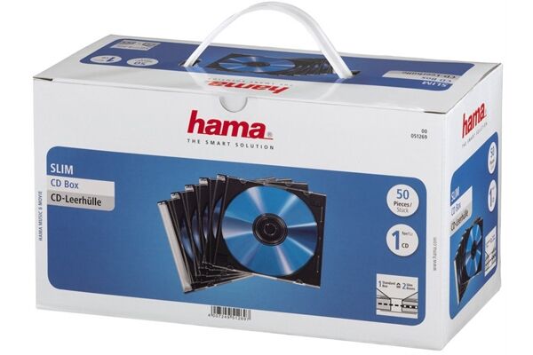 Hama 51269 CD SLIM BOX 50 St