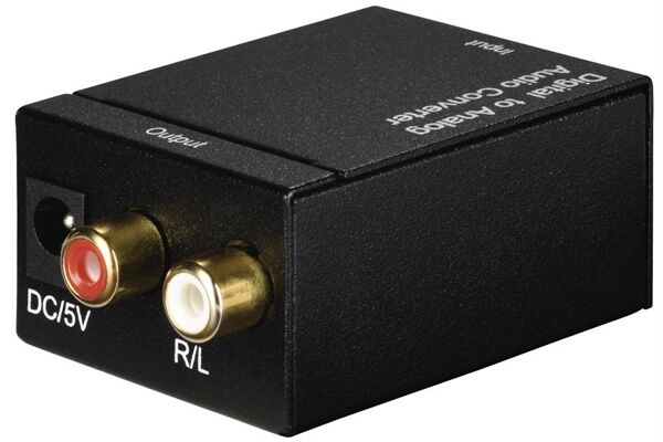 Hama 83180 Audio Converter AC80 Schwarz