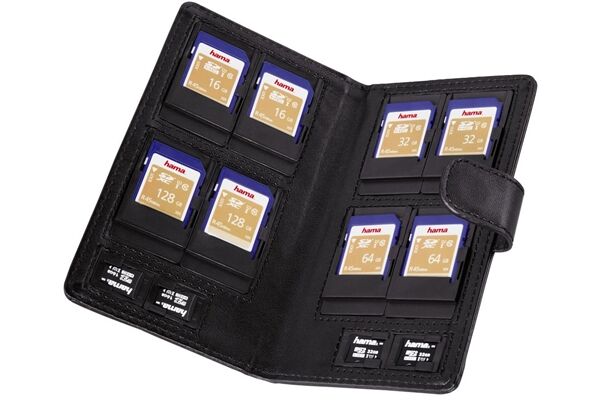 Hama 95964 MEM.CARD CA.VEGAS SD Schwarz