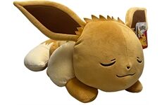 JAZWARES Evoli schlafend Plüsch (45cm) (schwarz)