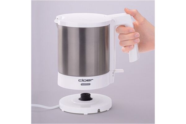 Cloer Wasserkocher 4701 Edelstahl-Weiss