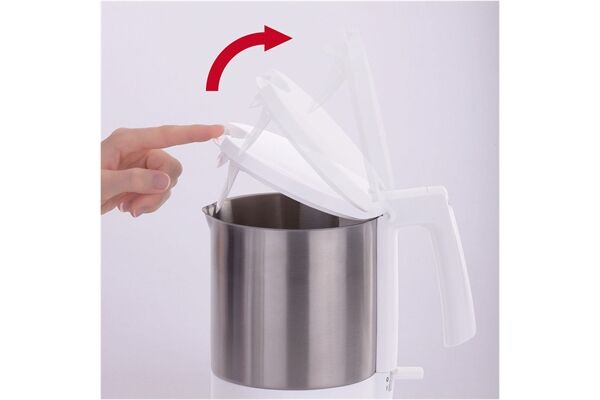 Cloer Wasserkocher 4701 Edelstahl-Weiss