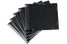 Hama 11432 CD Slim B Transparent-Schwa 20 Stü