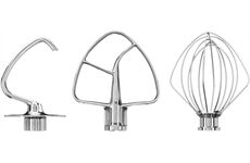 Kitchenaid 5KSM5TH3PSS Edelstahlrührer 3er Set