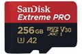 Sandisk microSDXC Extreme Pro (256GB) + Adapter