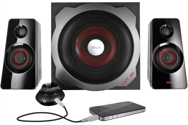 Trust GXT 38 2.1 Subwoofer Speaker Set Schwarz