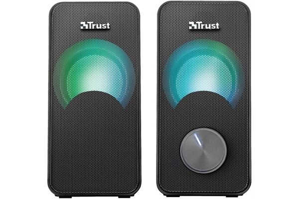 Trust Arys Compact RGB 2.0 Speaker Set Schwarz