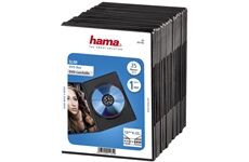 Hama 51182 DVD Slim Leerh.25S Schwar 25 Stück