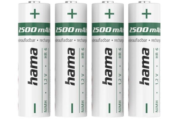 Hama NiMH AA Akku (2.500mAh) 4er