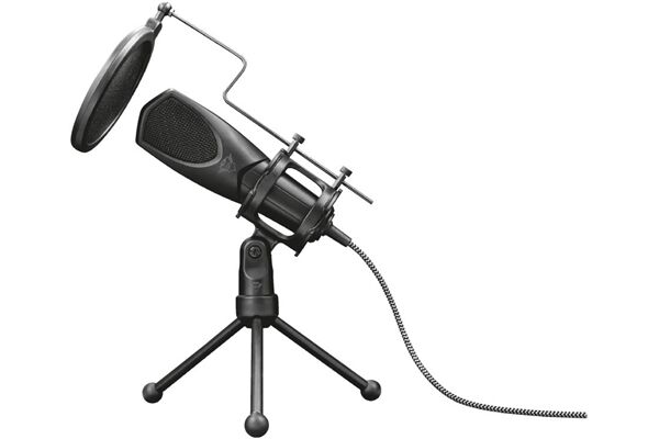 Trust GXT 232 Mantis Streaming Micropho Schwar