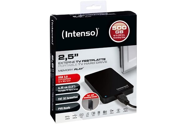 Intenso Memory Play 1TB USB 3.0 Schwarz