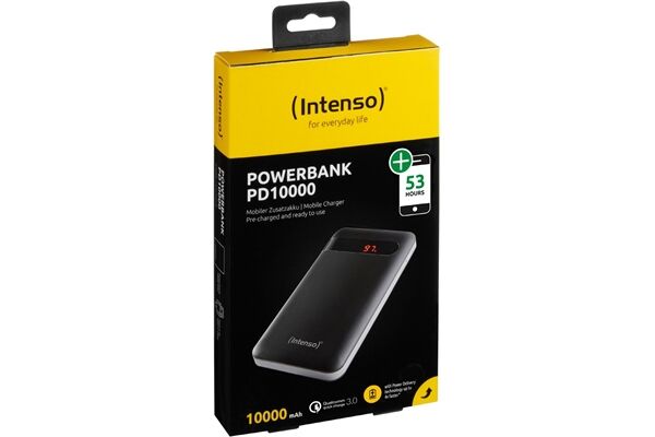 Intenso Powerbank PD10000 Power Delivery Schwarz