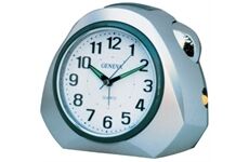 Technoline Quarzwecker Modell XXL Silber