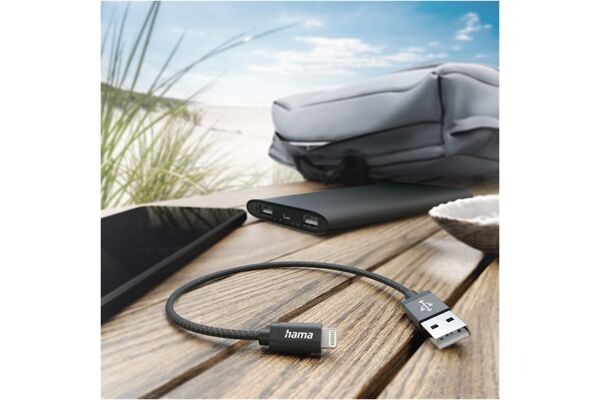 Hama USB > Lightning Kabel (0,2m)