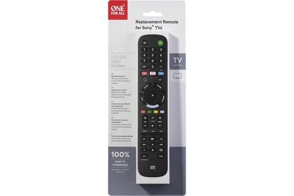 One For All URC4912 Ersatzfernbedienung Sony 2.0