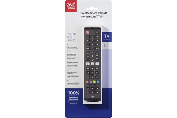 One For All URC4910 Ersatzfernbedienung Samsung 2.0