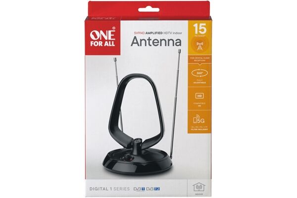 One For All DVB-T2 Zimmerantenne SV9143 (5G)