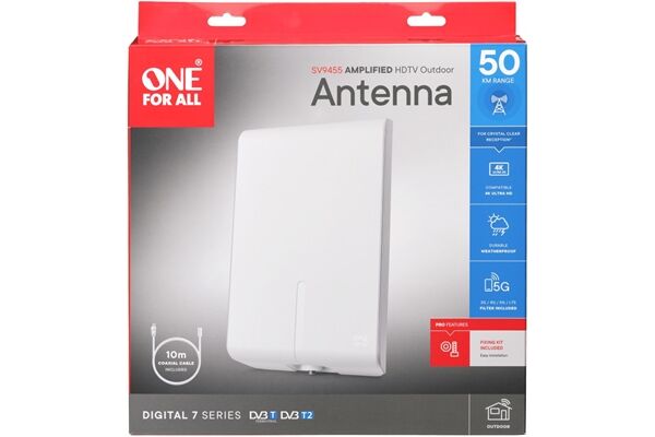 One For All SV9455 DVB-T2 5G Außenantenne (50km)