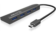 Raidsonic ICY BOX 4-Port USB 3.0 HUB, Aluminium-Ge