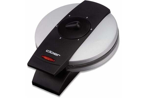 Cloer Waffelautomat 1629 Metall-Silber-Schwarz