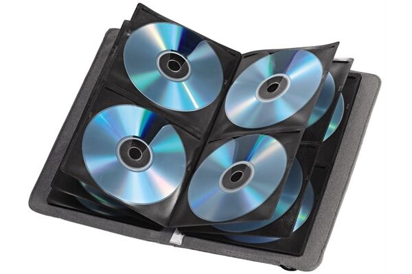 Hama 95676 FELT CD/DVD TA. 48 Grau