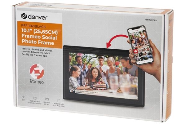 Inter Sales Digitaler Bilderrahmen PFF-1021 Foto-Rahmen