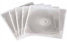 Hama 11713 CD-Slim-Box, P Transparen 20 Stück